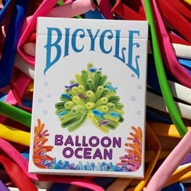Spielkarten Gilded Bicycle Balloon (Ocean) Playing Cards