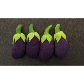 Sponge Emoji EGGPLANT (4PK.) by Andy Amyx