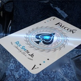 Spielkarten Ice Falcon Throwing Cards by Rick Smith Jr. and De'vo