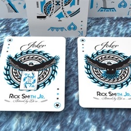 Spielkarten Ice Falcon Throwing Cards by Rick Smith Jr. and De'vo