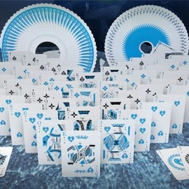 Spielkarten Ice Falcon Throwing Cards by Rick Smith Jr. and De'vo