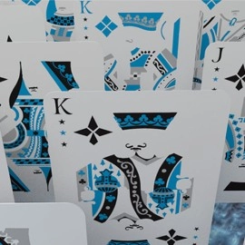 Spielkarten Ice Falcon Throwing Cards (Foil) by Rick Smith Jr. and De'vo