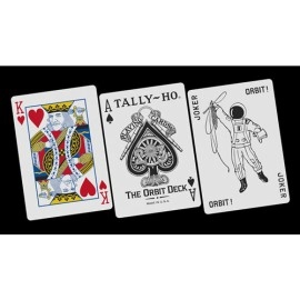 Spielkarten Orbit Tally Ho Circle Back (Blue) Playing Cards