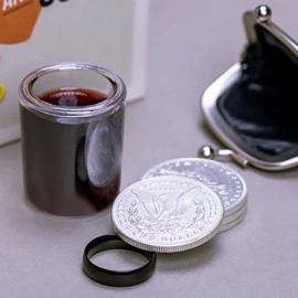 Cylinder and Coins (Gimmicks and Online Instructions) by Joshua Jay