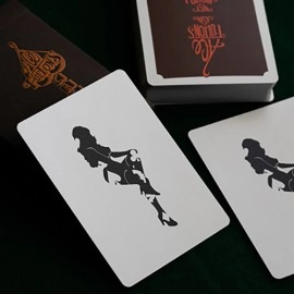 Spielkarten ACE FULTON'S 10 YEAR ANNIVERSARY TOBACCO BROWN PLAYING CARDS