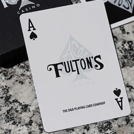 Spielkarten Ace Fulton's Casino (Black) Playing Cards by Dan & Dave