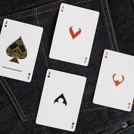 Spielkarten ACE FULTON'S CASINO COWBOY DENIM PLAYING CARDS