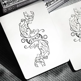 Spielkarten Fulton's  White Jazz Playing Cards by Dan & Dave