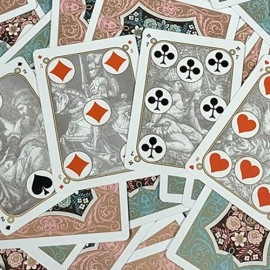 Spielkarten Gilded Four Continents (Blue) Playing Cards