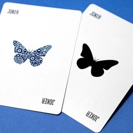 Spielkarten Butterfly Worker Marked Playing Cards (Blue) by Ondrej Psenicka