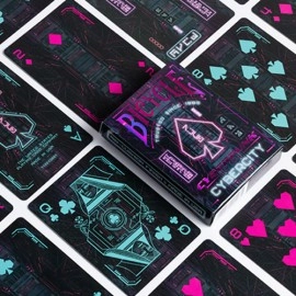 Spielkarten Bicycle Cyberpunk Cybercity Playing Cards by US Playing Card Co