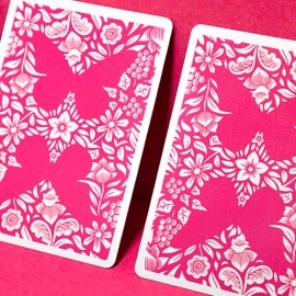 Spielkarten Butterfly Worker Marked Playing Cards (Pink) by Ondrej Psenicka