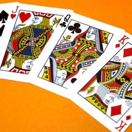 Spielkarten Butterfly Worker Marked Playing Cards (Orange) by Ondrej Psenicka