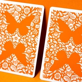 Spielkarten Butterfly Worker Marked Playing Cards (Orange) by Ondrej Psenicka