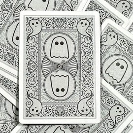 Spielkarten Bicycle Boo Back Playing Cards (Grey)