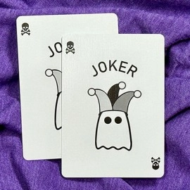 Spielkarten Bicycle Boo Back Playing Cards (Grey)