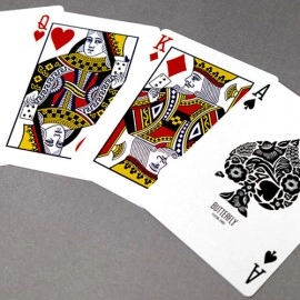 Spielkarten Gaff Butterfly Worker Marked Playing Cards by Ondrej Psenicka