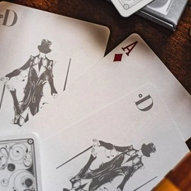 Spielkarten Smoke & Mirrors V8, Silver (Deluxe) Edition Playing Cards by Dan & Dave