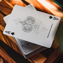 Spielkarten Smoke & Mirrors V8, Silver (Standard) Edition Playing Cards by Dan & Dave