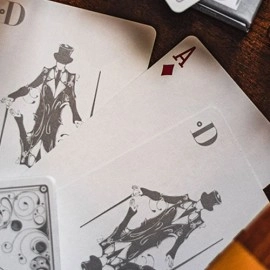 Spielkarten Smoke & Mirrors V8, Silver (Standard) Edition Playing Cards by Dan & Dave