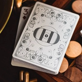 Spielkarten Smoke & Mirrors V8, Silver (Standard) Edition Playing Cards by Dan & Dave