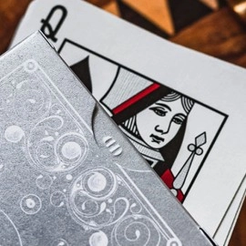 Spielkarten Smoke & Mirrors V8, Silver (Standard) Edition Playing Cards by Dan & Dave
