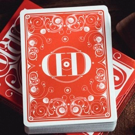 Spielkarten Smoke & Mirrors V8, Red (Standard) Edition Playing Cards by Dan & Dave