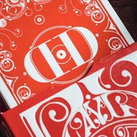 Spielkarten Smoke & Mirrors V8, Red (Standard) Edition Playing Cards by Dan & Dave