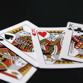 Spielkarten S.O.M. (Secrets of Magic) Black/Gold Playing Cards
