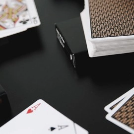 Spielkarten S.O.M. (Secrets of Magic) Black/Gold Playing Cards