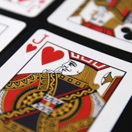 Spielkarten S.O.M. (Secrets of Magic) Black/Gold Playing Cards