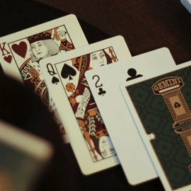 Spielkarten Gemini Casino Phthalo Green Playing Cards by Gemini