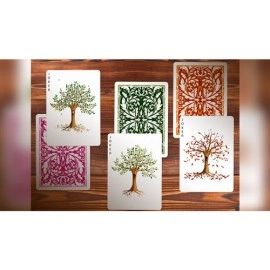 Spielkarten Leaves Summer Collector's White (Number Seal) Playing Cards by Dutch Card House Company