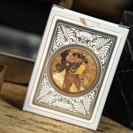 Spielkarten Mucha Princess Hyacinth Silver Edition Playing Cards by TCC