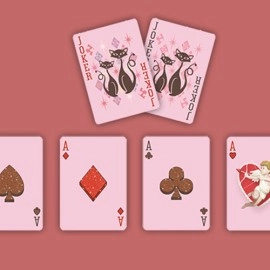 Spielkarten Bicycle Vintage Valentine Playing Cards by Collectable Playing Cards