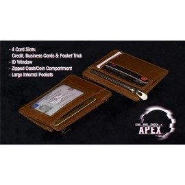 Apex Wallet Black (Gimmick and Online instructions) by Thomas Sealey