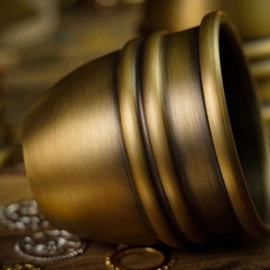 Artistic Combo Cups and Balls (Brass) by TCC