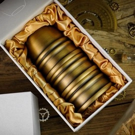 Artistic Combo Cups and Balls (Brass) by TCC
