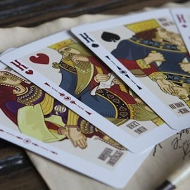 Spielkarten Shakespeare (Burgundy) Playing Cards