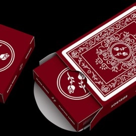 Spielkarten Black Roses Edelrot Mini Playing Cards (Collector's Box)