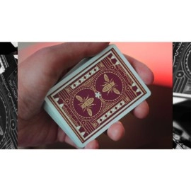 Spielkarten Montauk Hotel Burgundy Playing Cards by Gemini