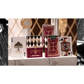 Spielkarten Montauk Hotel Burgundy Playing Cards by Gemini