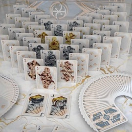 Spielkarten Card Masters Precious Metal (White) Playing Cards by Handlordz
