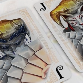 Spielkarten Card Masters Precious Metal Foil (White) Playing Cards by Handlordz