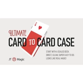 Ultimate Card to Card Case RED (Gimmicks and Online Instructions) by JT