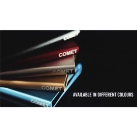 Comet Brown Leather Silver Shell (Gimmicks and Online Instruction) by Andrew Dean