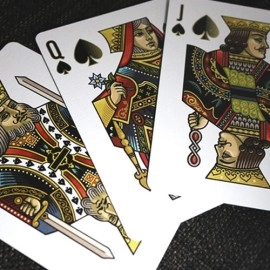 Spielkarten Oath Standard (Navy Blue) Playing Cards by Lotrek