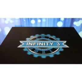 Infinity Pocket Watch V3 - Gold Case White Dial / STD Version (Gimmick and Online Instructions) by Bluether Magic