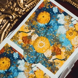 Spielkarten Van Gogh Zinnias (Numbered- Seal)  Playing Cards