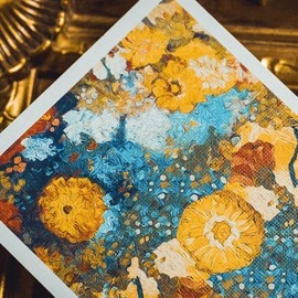 Spielkarten Van Gogh Zinnias (Numbered- Seal)  Playing Cards